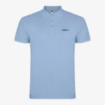 Polo Chic Mr Trendy Bear (azul celeste) (delante)