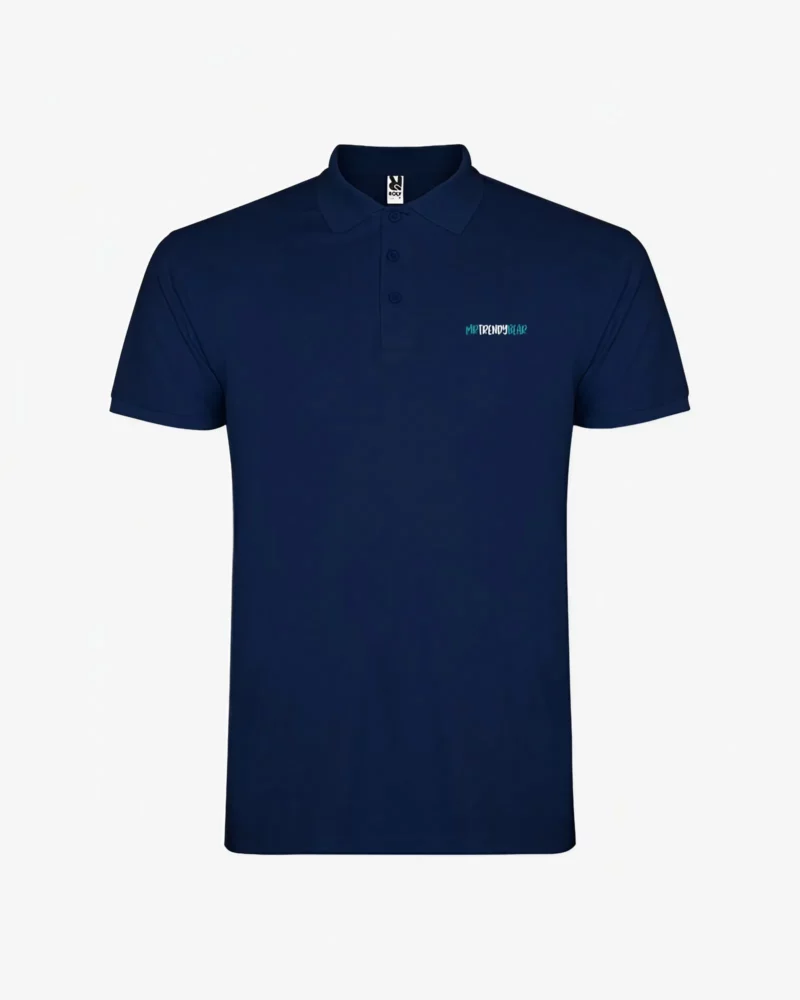 Polo Chic Mr Trendy Bear (azul marino) (delante)