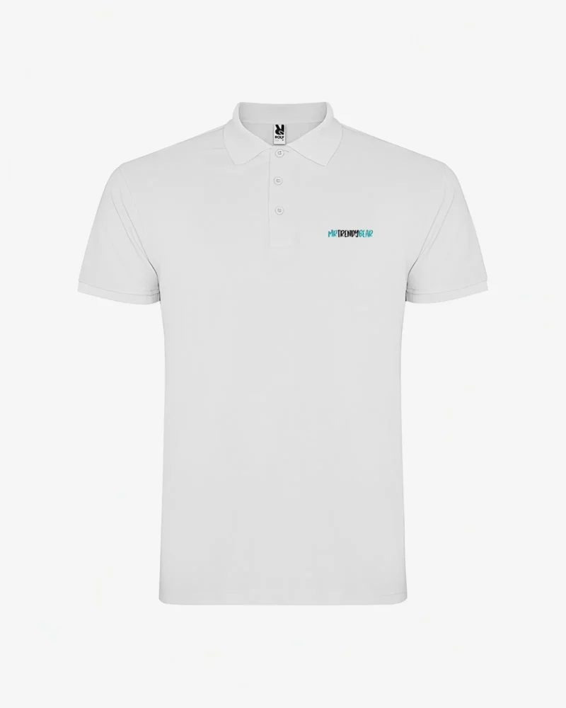 Polo Chic Mr Trendy Bear (blanco) (delante)