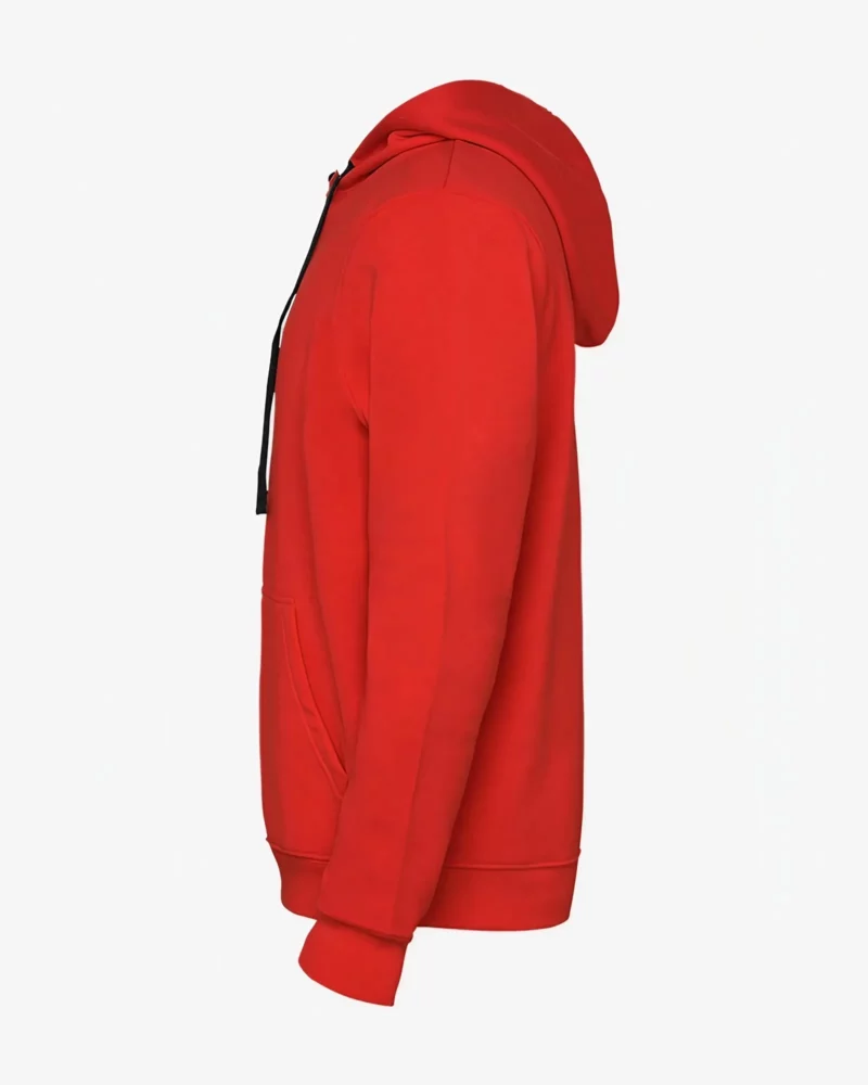 Sudadera Capybara surfer vibes (rojo) (lateral izquierdo)