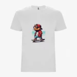 Camiseta niño Keep Calm and Capy Skate On (blanco) (delante)