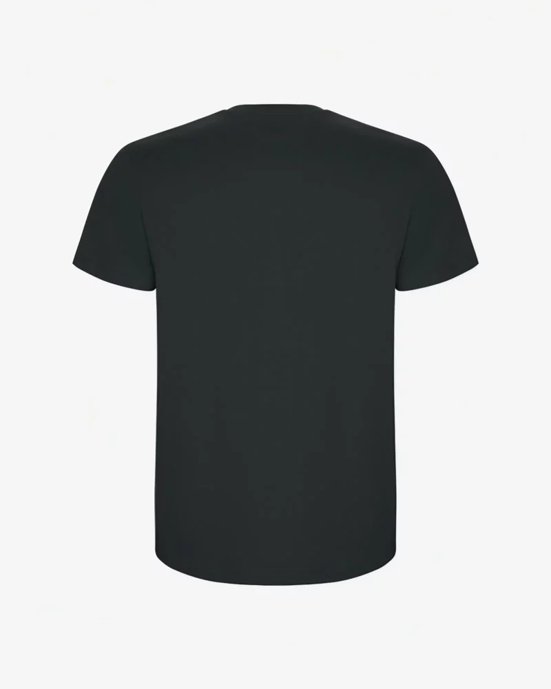 Camiseta niño Keep Calm and Capy Skate On (plomo oscuro) (detrás)