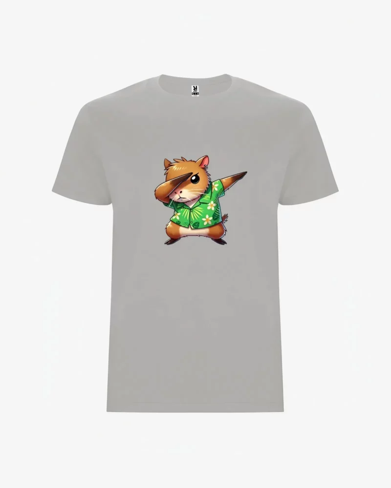 Camiseta niños Dabbing Capybara (ópalo) (delante)