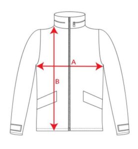 Esquema medidas parka