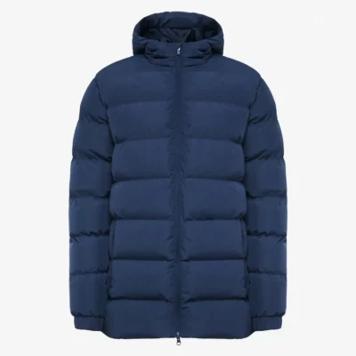 Parka niños Canberra Mr Trendy Bear (azul marino) (delante)