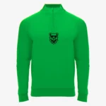 Sudadera deportiva niños Perth Mr Trendy Bear (verde helecho) (delante)