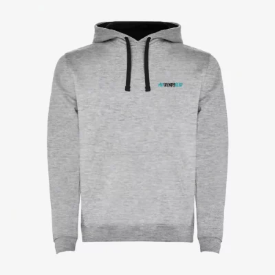 Sudadera niños Dabbing Capybara (gris vigoré) (delante)