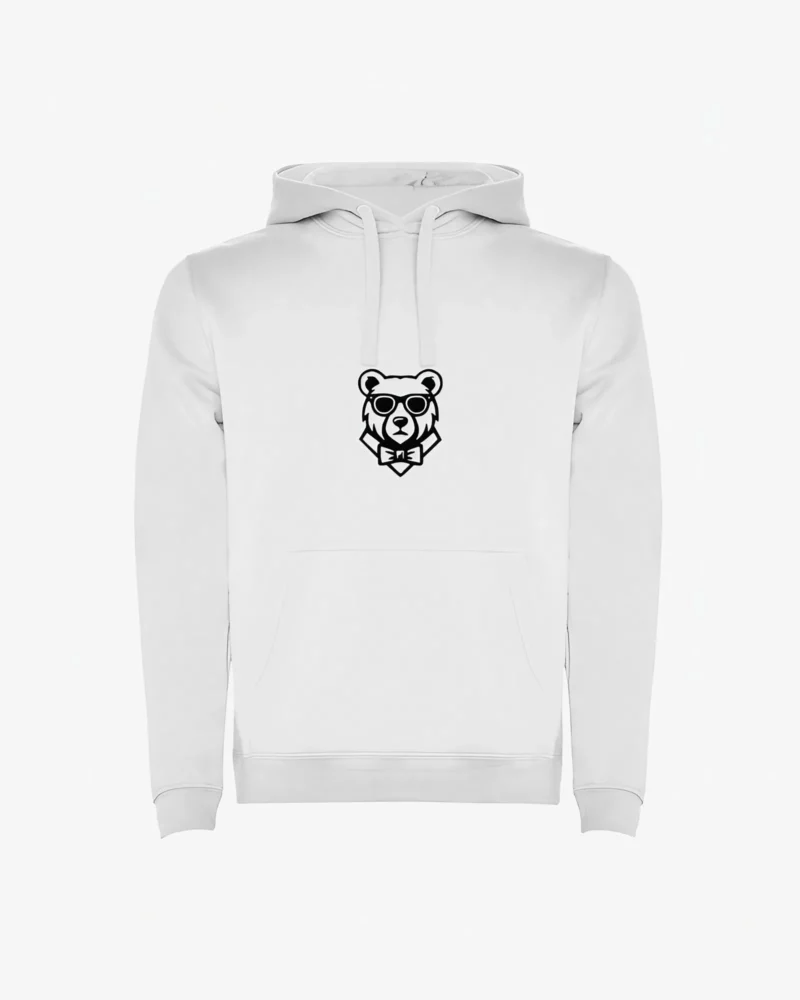 Sudadera niños Perth Mr Trendy Bear (blanco) (delante)