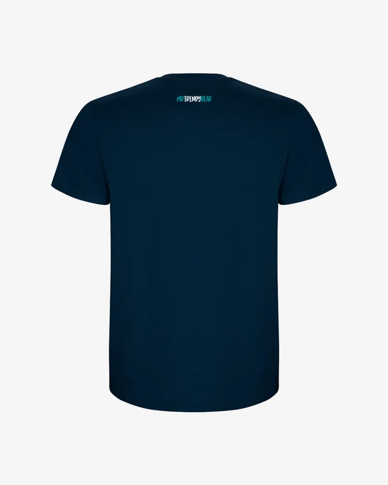 Camiseta niño Capibara pirata (azul marino) (detrás)