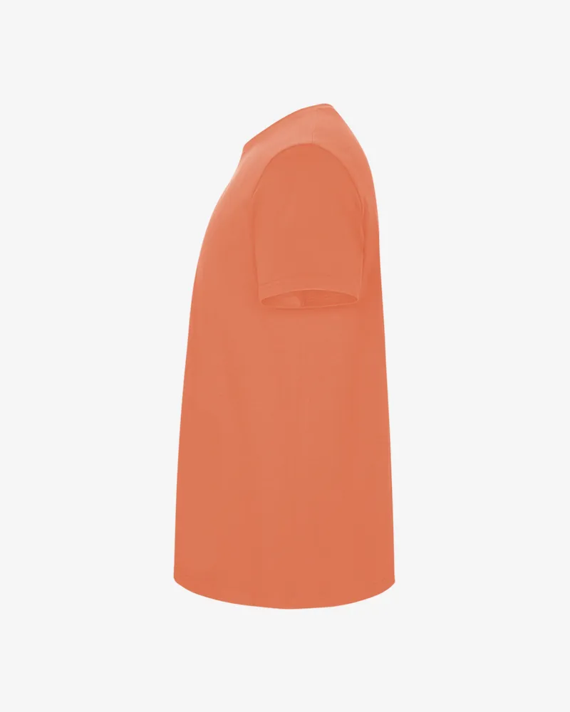 Camiseta niño Capybara king (naranja greek) (lateral izquierdo)