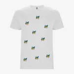 Camiseta niños Dab bird (blanco) (delante)
