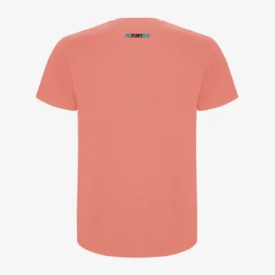 Camiseta niños Speed is relative (naranja clay) (detrás)