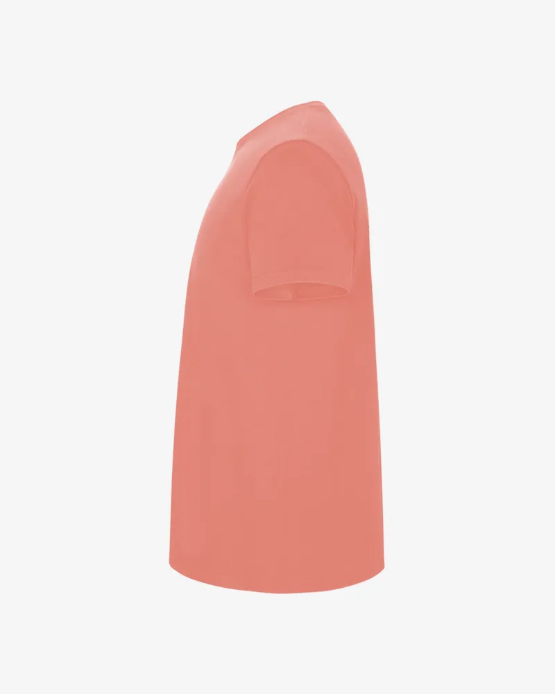 Camiseta niños Speed is relative (naranja clay) (lateral izquierdo)