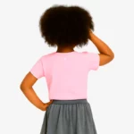 Camiseta niña Sunshine Coast Mr Trendy Bear (rosa claro) (detrás)