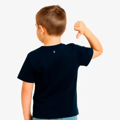 Camiseta niño Central Coast Mr Trendy Bear (azul marino) (detrás)