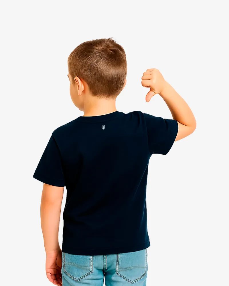 Camiseta niño Central Coast Mr Trendy Bear (azul marino) (detrás)