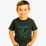 Camiseta niños Blade asparagus (plomo oscuro) (delante)