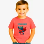 Camiseta niños Storm tomato (rojo crisanteno) (delante)