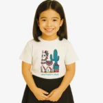 Camiseta niña Dessert queen in style (blanco) (delante)