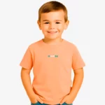 Camiseta niños Adelaida Mr Trendy Bear (naranaja clay) (delante)