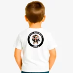 Camiseta niños Little rockstar Cow (blanco) (detrás)