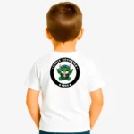 Camiseta niños Little rockstar Frog (blanco) (detrás)