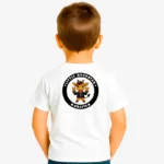 Camiseta niños Little rockstar Giraffe (blanco) (detrás)