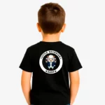 Camiseta niños Little rockstar Sheep (negro) (detrás)