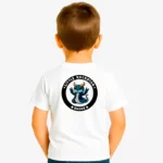 Camiseta niños Little rockstar Snake (blanco) (detrás)