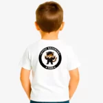 Camiseta niños Little rockstar Tiger (blanco) (detrás)