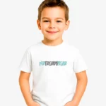 Camiseta niños Melbourne Mr Trendy Bear (blanco) (delante)