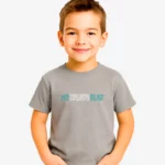 Camiseta niños Melbourne Mr Trendy Bear (gris vigoré) (delante)