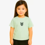 Camiseta niños Perth Mr Trendy Bear (verde mist) (delante)