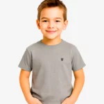 Camiseta niños Sydney Mr Trendy Bear (gris vigoré) (delante)