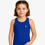 Camiseta tirantes niña Sydney Mr Trendy Bear (azul eléctrico) (delante)