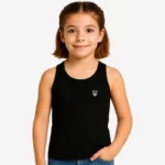 Camiseta tirantes niña Sydney Mr Trendy Bear (negro) (delante)