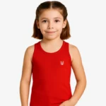 Camiseta tirantes niña Sydney Mr Trendy Bear (rojo) (delante)