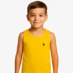 Camiseta tirantes niño Sydney Mr Trendy Bear (amarillo) (delante)