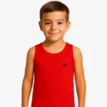 Camiseta tirantes niño Sydney Mr Trendy Bear (rojo) (delante)