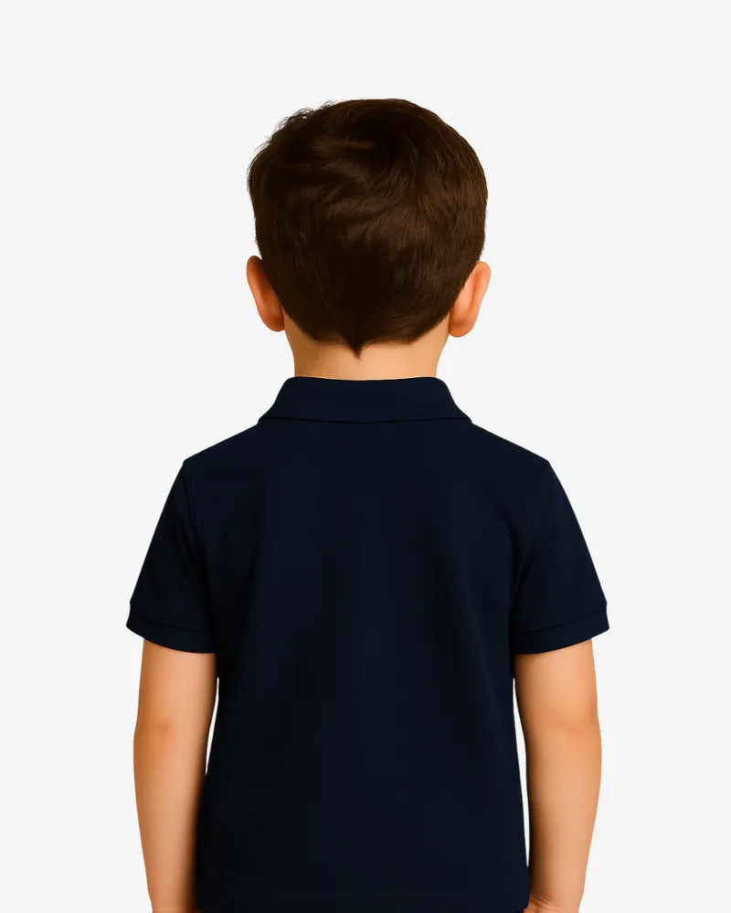 Polo niños Sydney Mr Trendy Bear (azul marino) (detrás)