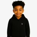 Sudadera capucha cremallera niños Sydney Mr Trendy Bear (negro) (delante)