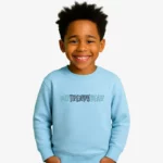 Sudadera niños Melbourne Mr Trendy Bear (azul celeste) (delante)