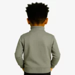Sudadera niños cremallera Canberra Mr Trendy Bear (gris vigoré) (detrás)