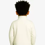 Sudadera niños cremallera Sydney Mr Trendy Bear (blanco) (detrás)