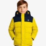 Abrigo acolchado Sydney Mr Trendy Bear (amarillo_azul marino) (delante)