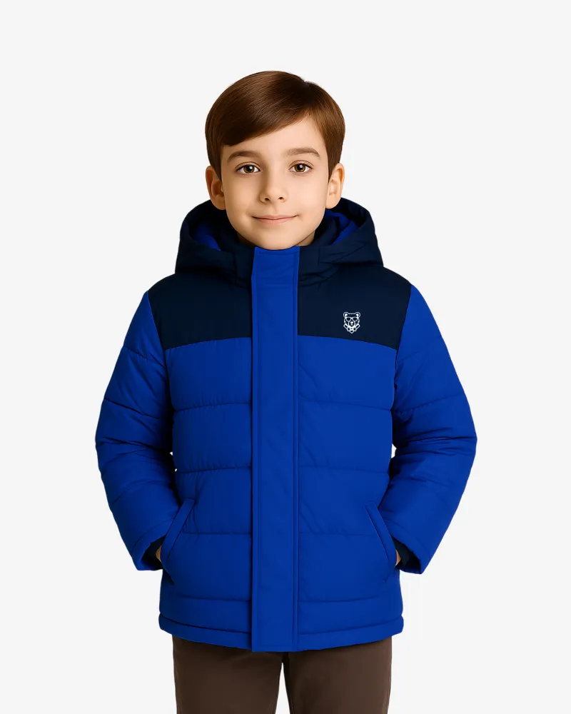 Abrigo acolchado Sydney Mr Trendy Bear (azul royal_azul marino) (delante)