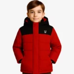 Abrigo acolchado Sydney Mr Trendy Bear (rojo_negro) (delante)