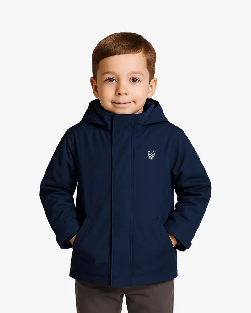 Abrigo niños Sydney Mr Trendy Bear (azul marino) (delante)