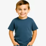 Camiseta niños Basic (azul denim)