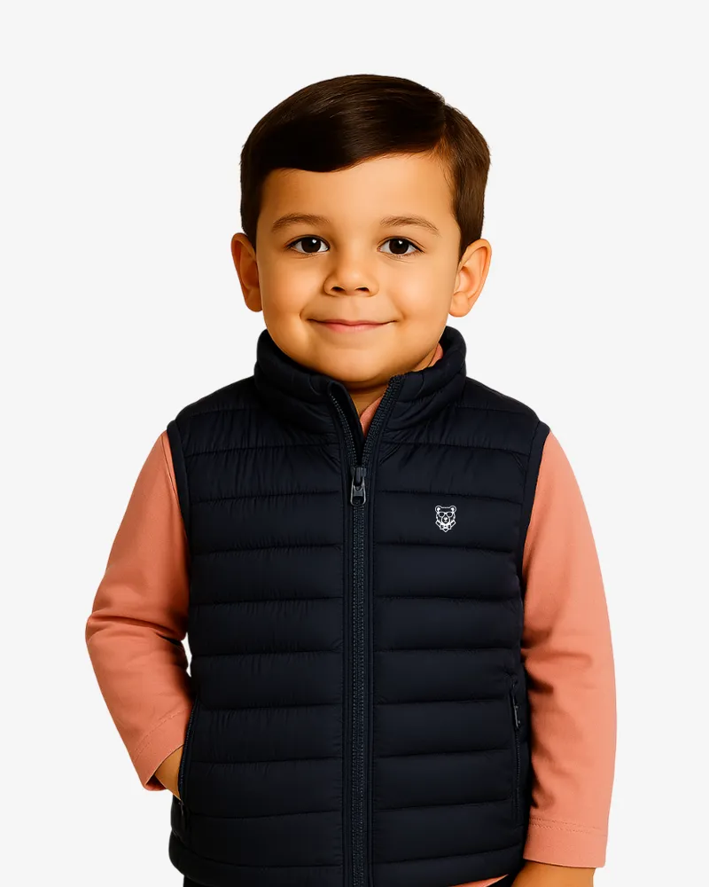Chaleco niños Sydney Light (azul marino) (delante)